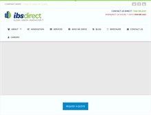 Tablet Screenshot of goibsdirect.com